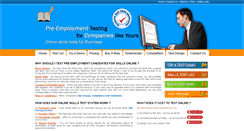 Desktop Screenshot of employmentskillsonlinetest.com